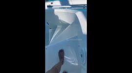 Spooky crossing in the Bahamas