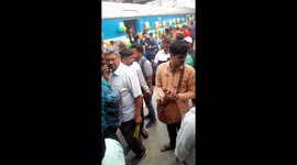 Train begins journey carrying senior citizens in Sambalpur  Odisha Senior Citizens Tirth Yatra Train