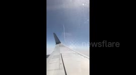 Japanese rocket captured from airplane after liftoff