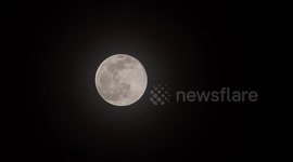 Last full moon of winter 2023, also known as the earthworm full moon, because it marks the arrival of spring