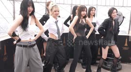 TWICE & Musicians on Call ceremonial lighting of the Empire State Building
