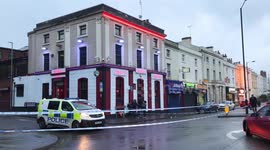 Floral tributes laid in memory of a man who was stabbed to death in Valesha's nightclub, Walsall