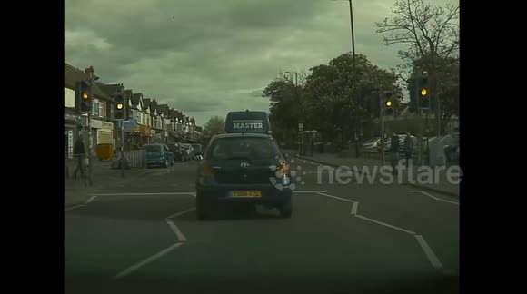 Various dashcam clips of traffic running red traffic lights on my daily commute