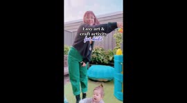 Savvy mum shares hack to keep toddlers entertained for HOURS using household items Part 5/5