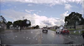 Accident: White Lexus Makes a Right Turn at The Wrong Time Resulting in a Collision