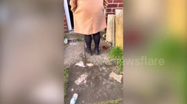 Community hero runs foodbank and even tops up residents' gas and electricity when they're struggling