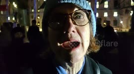 Protest : Don't Welcome refugees - Stop the invasion, London, UK