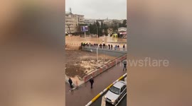 Cars swept away by catastrophic flood in southeast Turkey