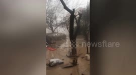 Muddy aftermath of catastrophic floods in Turkey