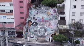 Marielle Franco Stairs In Pinheiros, Sao Paulo, Brazil