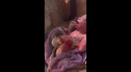 Grandmother receiving her grandson at home and it wasn’t planned