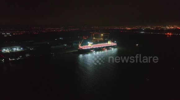 The World's Largest Newly Built Container Ship Sets Sail For Sea Trials ...