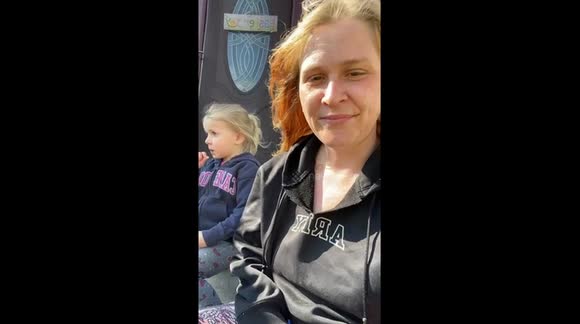 Trying to take a nice video of me and the kids and at the end, littl girl slow motions into a punch