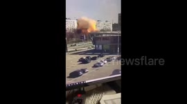 Zaporizhzhia is 'under attack': Russian rocket hits residential building