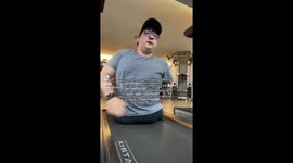 'Your motivation is inspiring': Young man with no legs receives kind note while working out at gym