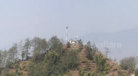 As you all know about Telecom Tower which is high straight standing tower. And in our country hilly regions you found tower erected in the top of hill as shown in this video