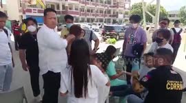 More than 100 students rushed to hospital during fire drill 'due to extreme heat' in the Philippines