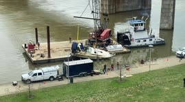 Pittsburgh North Shore abandoned boat removed after several months