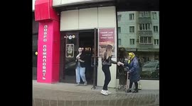 Shocking video shows elderly beggar refusing bun, throwing it in trash