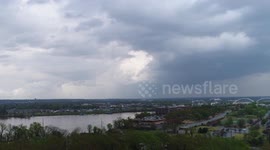 Tornado over Pulaski County, Arkansas
