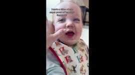 'Parenting fail': Mum thinks baby has first tooth until video reveals hilarious truth