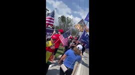 Mar a lago and piece to camera