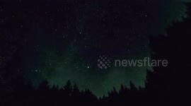 Beautiful time-lapse footage documents sunset to sunrise