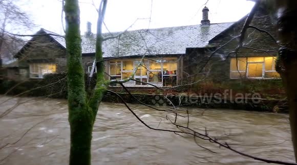 Grasmere's River Rothay in full flow