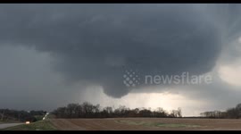 Developing Tornado in Illinois