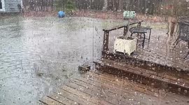 Large hail blast Chicago area as severe storms roll across region