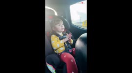 Adorable kid wonders at the possibility of turning into a monster on her 5th birthday