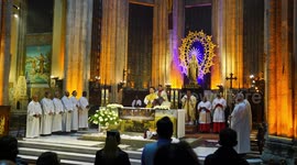 Holy Thursday ceremony at the Saint Antuan Church in Istanbul