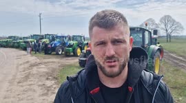 Thousands of farmers are protesting in Bulgaria and Romania