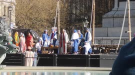 'The Passion of Jesus' play held in Trafalgar Square on Good Friday