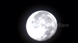 Super pink moon iluminate Indonesian sky this morning on April 8, 2023