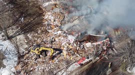 Industrial Fire In Québec