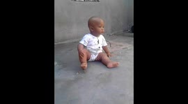 My baby learning to go