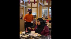 Chopstick fail: meat twirling goes viral at Sukiya Restaurant in Selangor, Malaysia