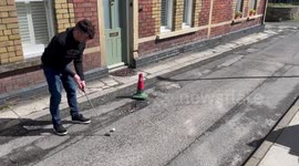 ‘Pothole Crazy Golf’ - Malmesbury High Street