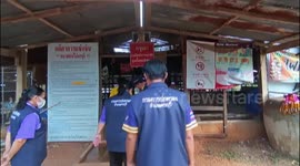 Health workers disinfect poultry farms amid bird flu fears in Thailand