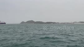 Hazy skies across Japan as yellow dust blows in from China