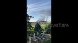 US: Large Industrial Fire Prompts Evacuation Orders In Richmond, Indiana 2