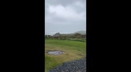 Watch storm-force winds and huge waves as Storm Noa hits Cornwall
