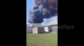 US: Large Industrial Fire Prompts Evacuation Orders In Richmond, Indiana 3