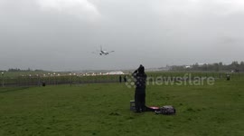 Planes struggle to land at airport as Storm Noa brings high-speed winds to the UK