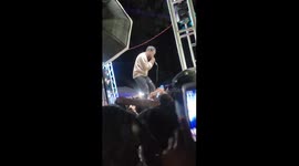 Jamaican star Popcaan overwhelmed by female fans, gets pulled off stage during beach concert in Fairy Hill