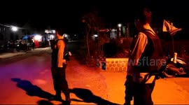 Police Exchange Gunfire with Terrorists During Raid in Lampung, Indonesia
