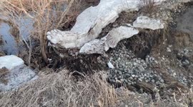 Massive sinkhole in Minnesota caused by severe flooding