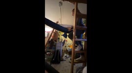 Friend's hammock fail goes viral: hilarious video captured in Michigan, USA