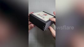 Artist makes cool miniature replica of retro gum ball vending machine